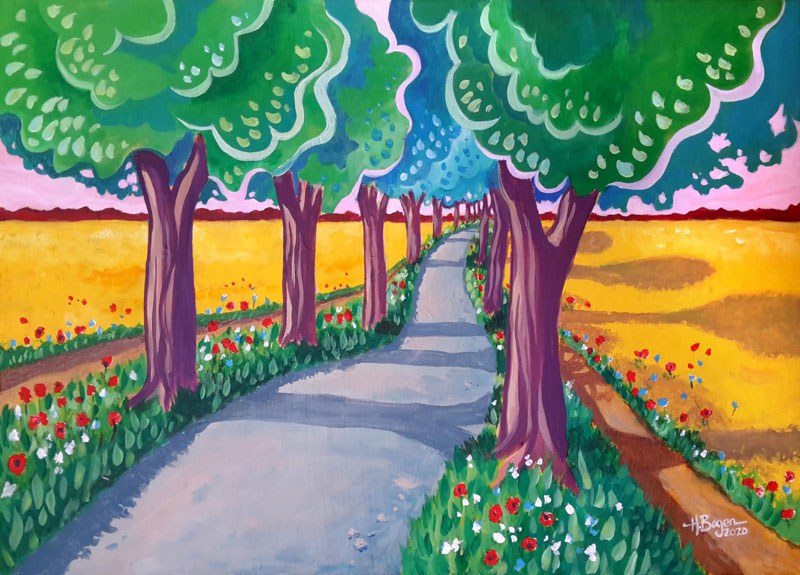 2020 22 Brandenburger Allee 70x50cm