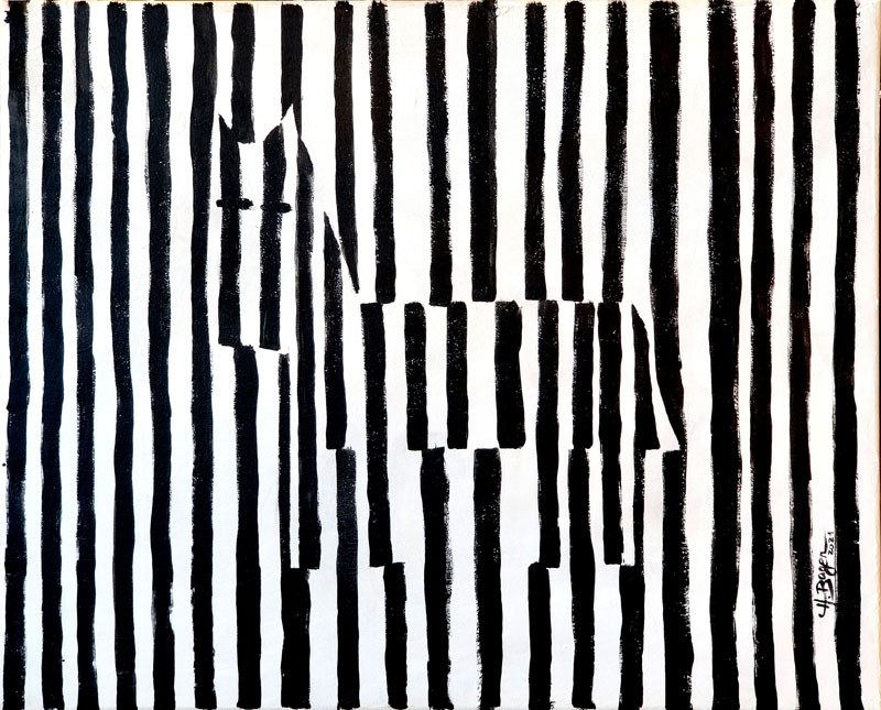 2021 20 Zebra 50x40cm